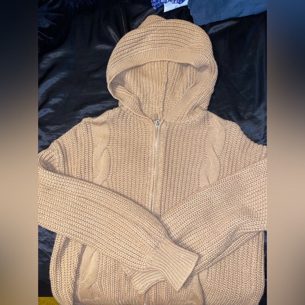 SHEIN Cable Knit Jacket